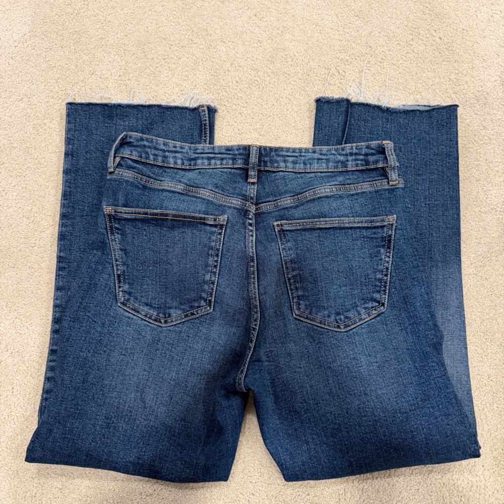 Zara mid-rise Flare Cropped Jeans - Picture 7 of 7